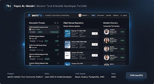 منصة مجتمع aeroFix